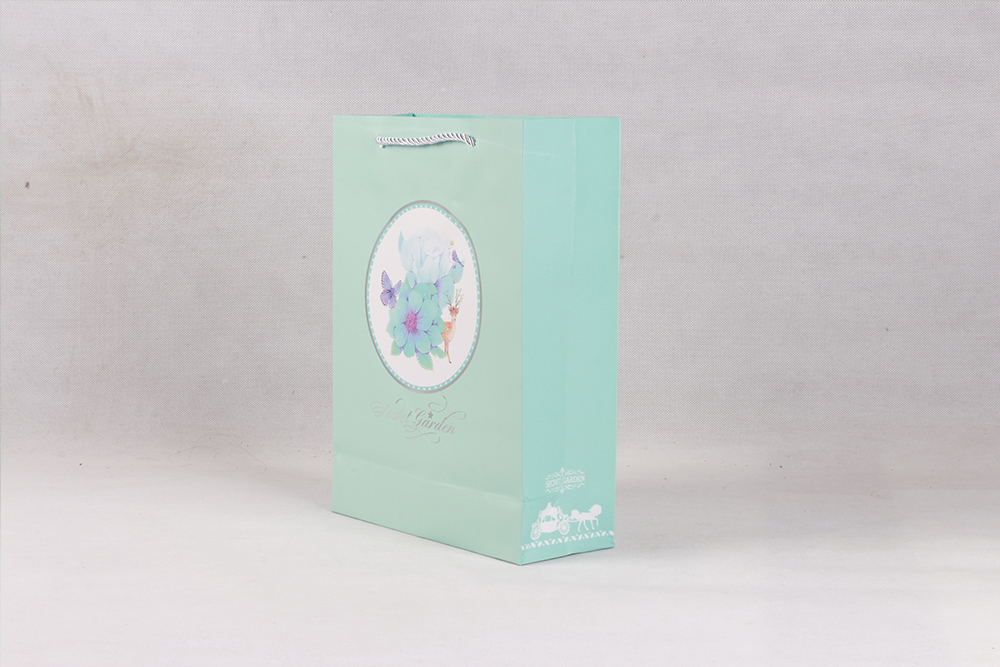 gerden大號(hào)精美化妝品銅版紙袋定制