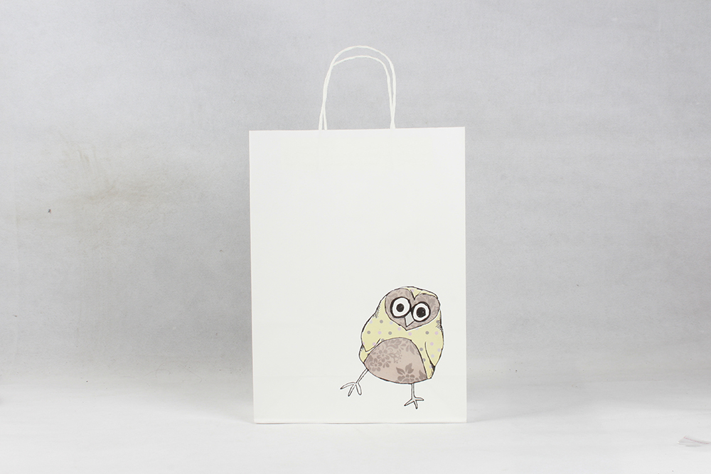 卡通動物簡約服裝牛皮紙袋定制 卡通動物簡約服裝牛皮紙袋定制