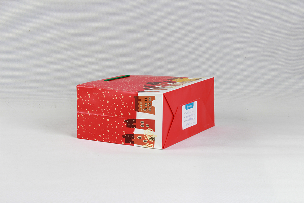 金色斑點禮品白卡紙袋 金色斑點禮品白卡紙袋