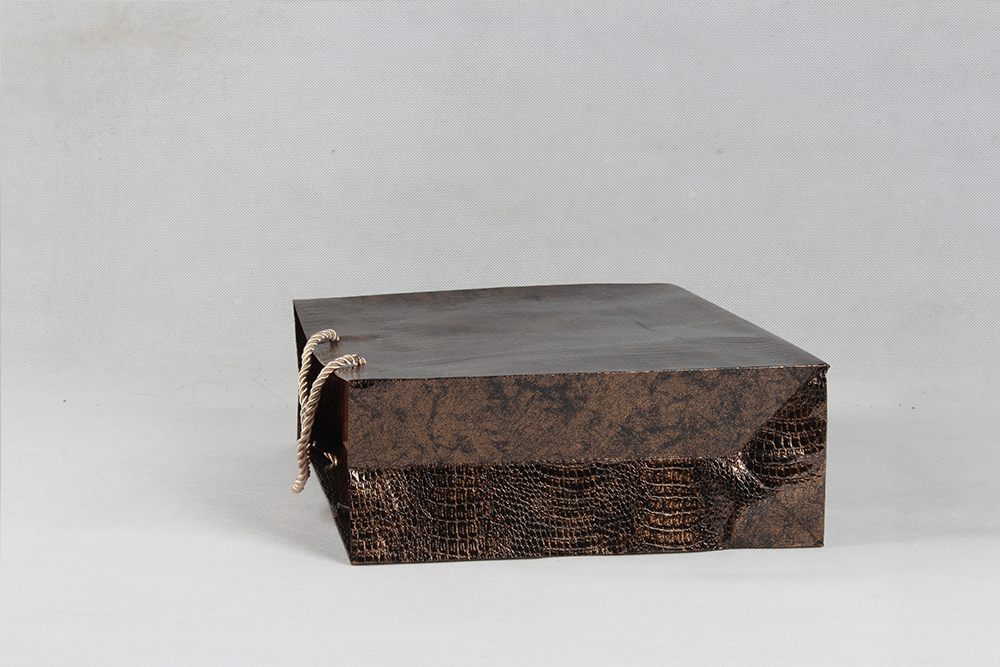 高檔褐色商務型銅版紙袋 高檔褐色商務型銅版紙袋