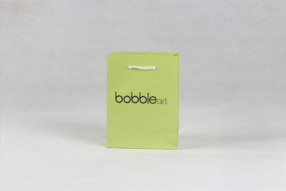 唯美藝術型白卡紙袋 BOBBLE ART 唯美藝術型白卡紙袋 BOBBLE ART