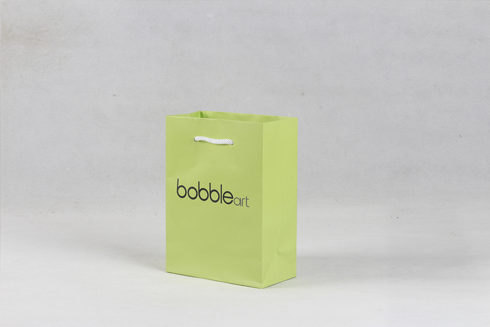 唯美藝術型白卡紙袋 BOBBLE ART 唯美藝術型白卡紙袋 BOBBLE ART