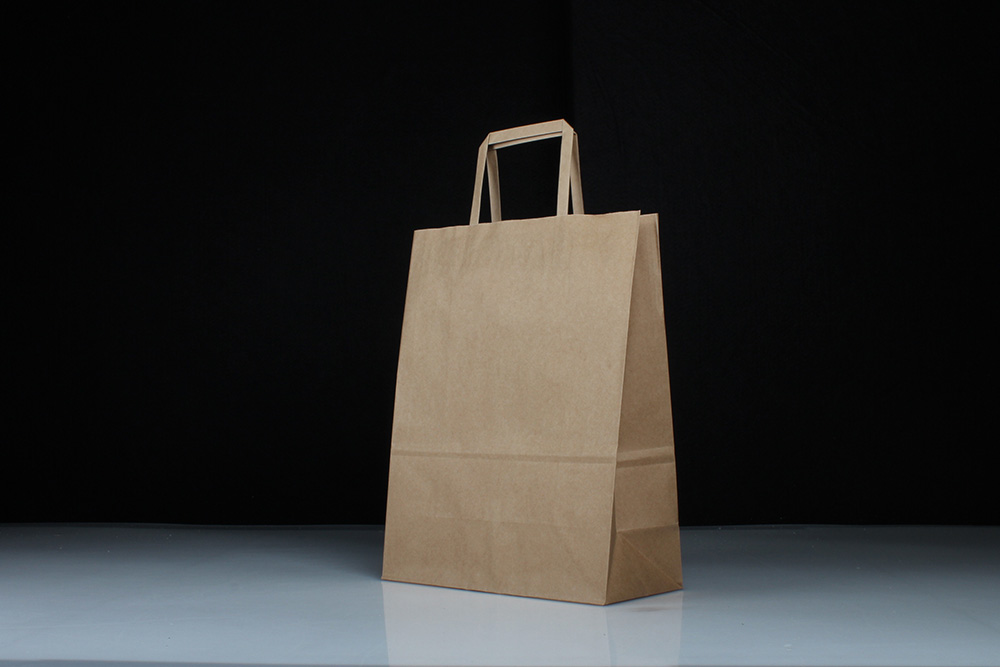 時尚扁提手商務(wù)型牛皮紙袋 時尚扁提手商務(wù)型牛皮紙袋