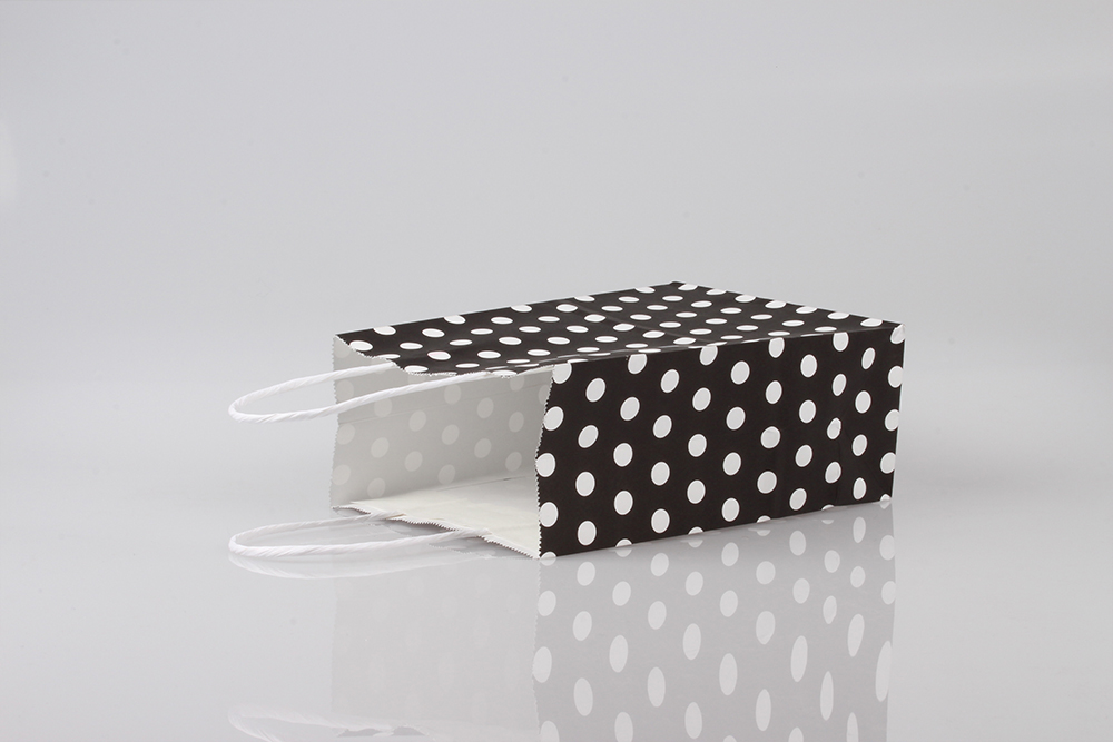 圓點清新禮品白牛皮紙袋 圓點清新禮品白牛皮紙袋