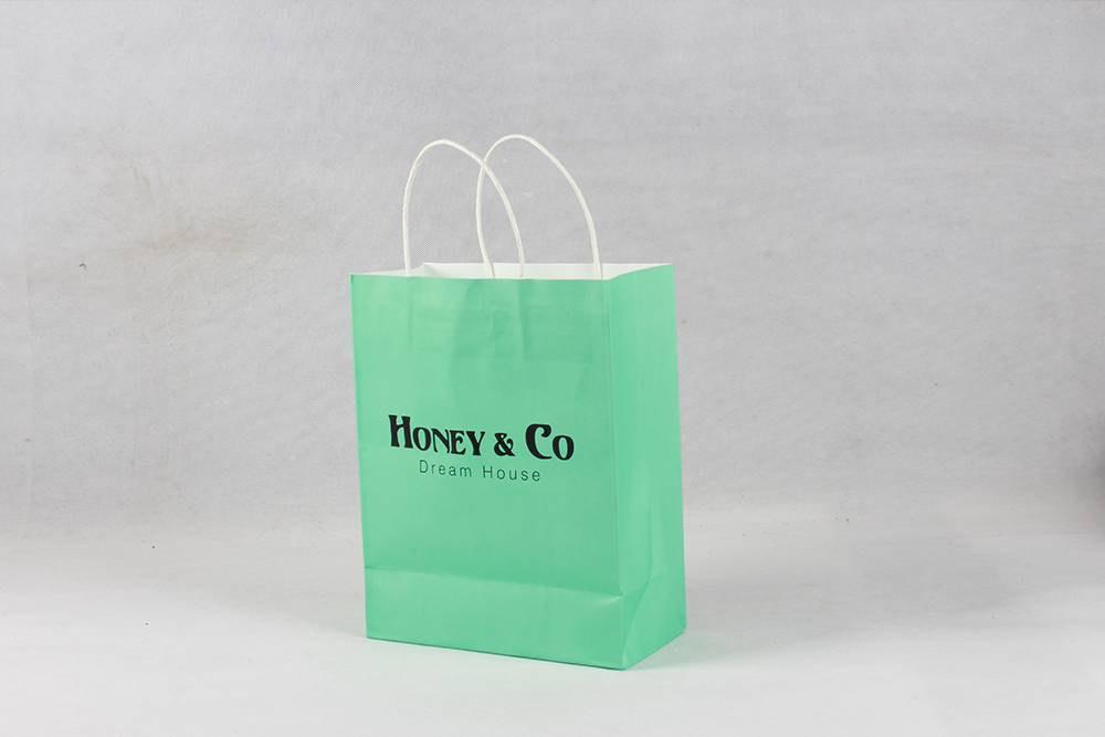 薄荷綠清新型牛皮紙袋 薄荷綠清新型牛皮紙袋