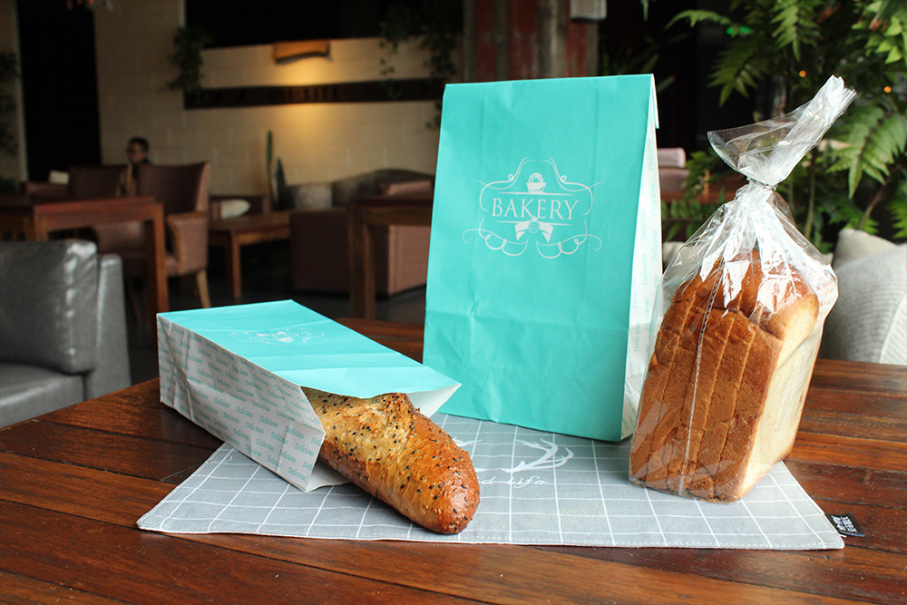 淺藍色休閑牛皮紙袋 淺藍色休閑牛皮紙袋